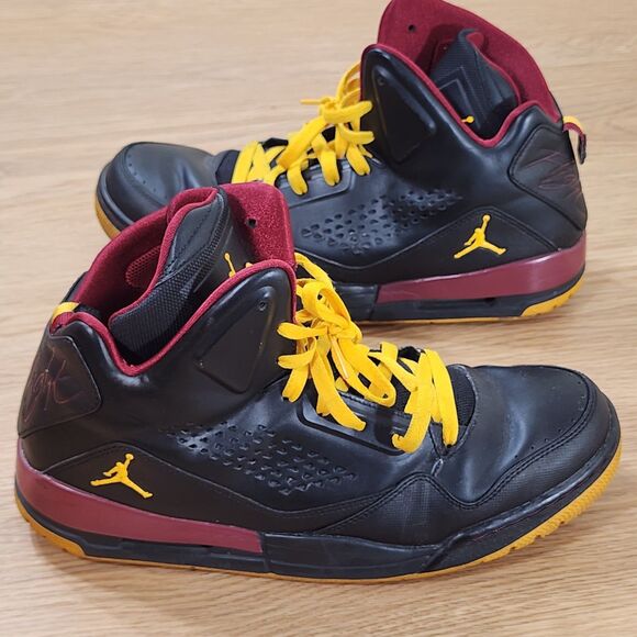 Nike Air Jordan SC 3 Shoes Size 13 Sneakers\'Black Gold Red\'-629877 031 main image 14